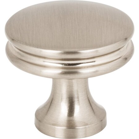 Jeffrey Alexander 1-1/4" Diameter Satin Nickel Marie Cabinet Knob 445SN